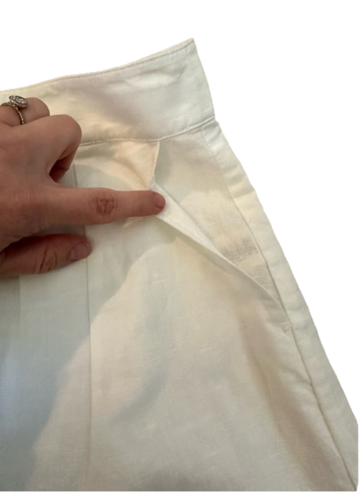NWT Rebecca Taylor Designer La Vie White Eyelit Shorts - Nordstrom - size 28/6 - Picture 11 of 14